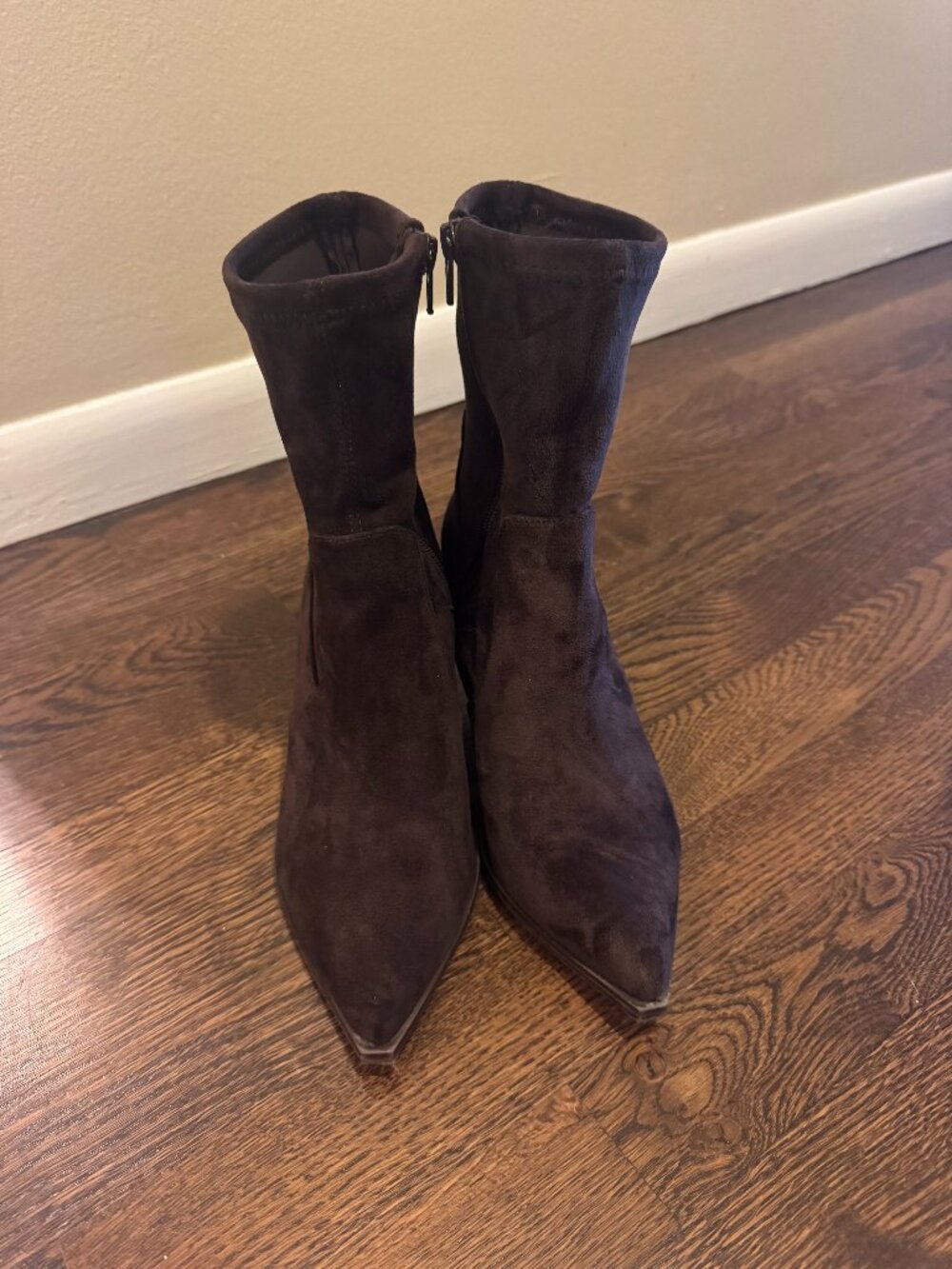 Dolce Vita Brown Suede Booties